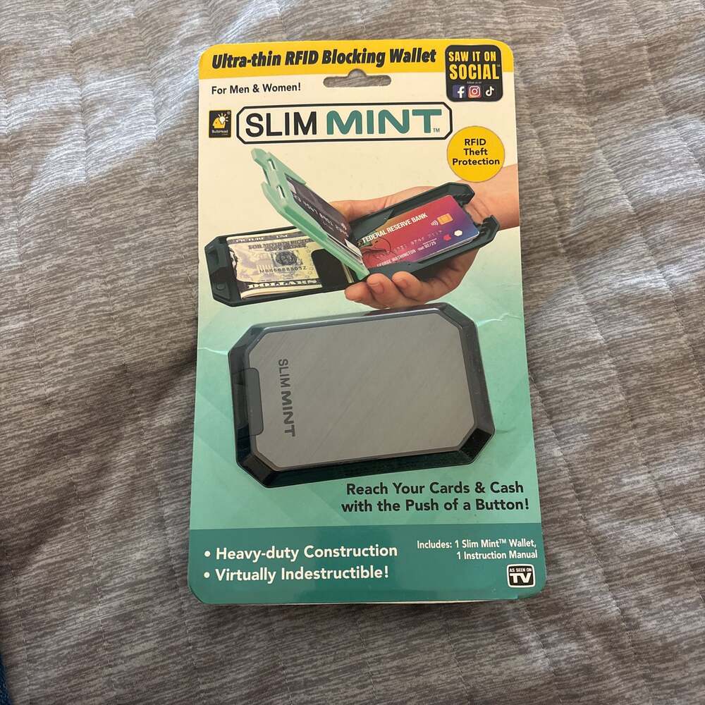 Slim Mint Ultra-Thin RFID-Blocking Wallet